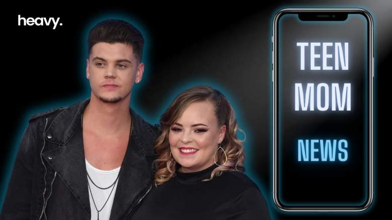 Tyler Baltierra and Catelynn Lowell pose together.