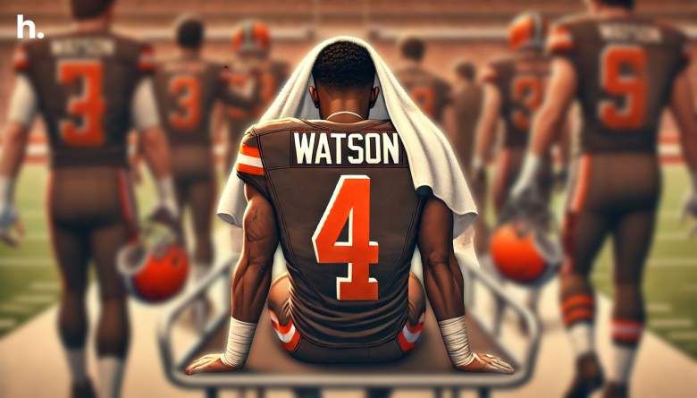 Browns QB Deshaun Watson was carted off the field against the Bengals.