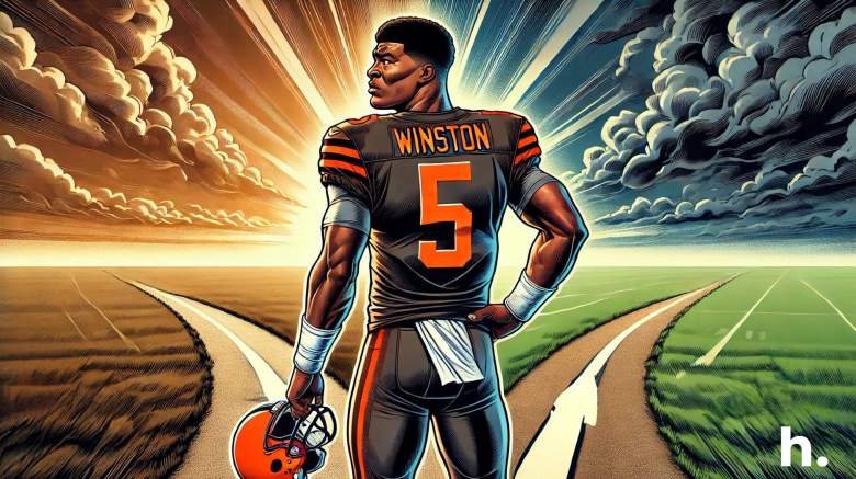 Cleveland Browns QB Jameis Winston.