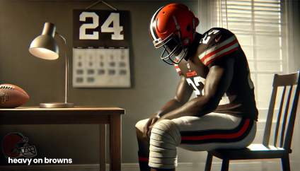 Browns Get Bad News on Nick Chubb’s Return to Field