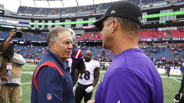 Bill Belichick and John Harbaugh