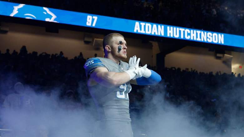 Aidan Hutchinson of the Detroit Lions