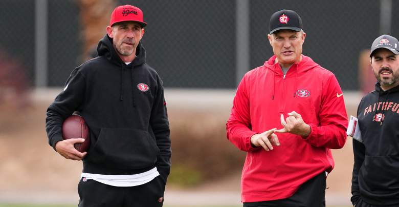 San Francisco 49ers HC Kyle Shanahan and GM John Lynch