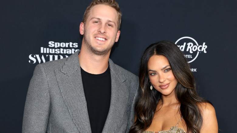 Detroit Lions quarterback Jared Goff and his wife Christen Harper Goff