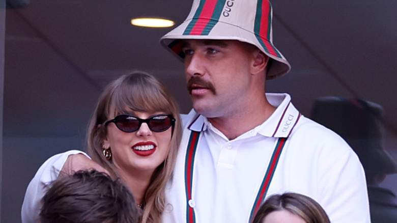 Taylor Swift and Travis Kelce of the Kansas City Chiefs