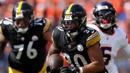 Steelers Receive Terrible RB Injury Update for Week 5: Report