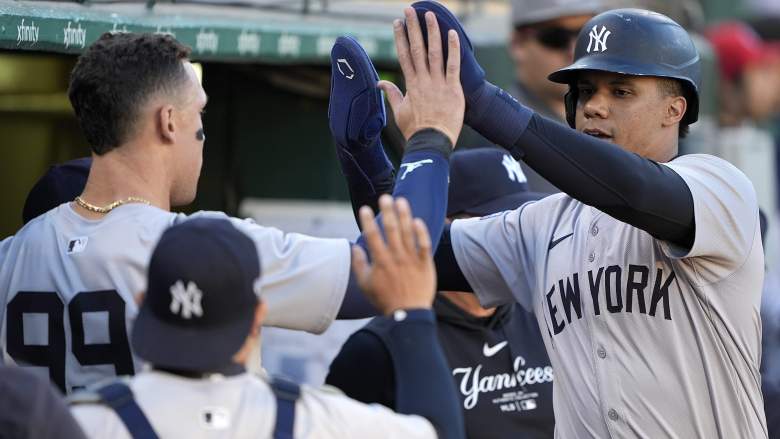 Yankees free-agent-to-be Juan Soto (right)