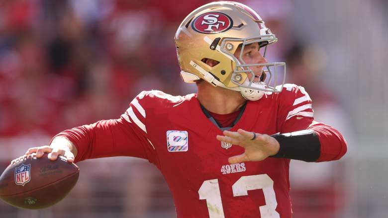 49ers quarterback Brock Purdy