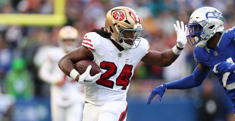 San Francisco 49ers RB Jordan Mason