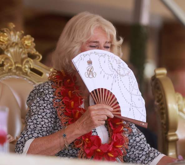 queen camilla tears