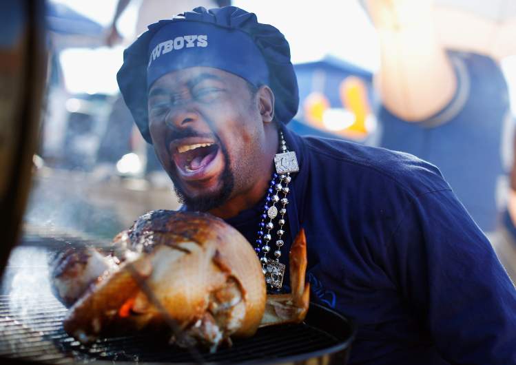 Cowboys tailgating