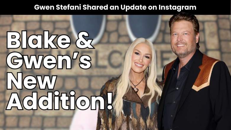 Gwen Stefani and Blake Shelton.