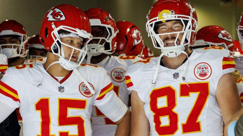 Chiefs' Patrick Mahomes & Travis Kelce.