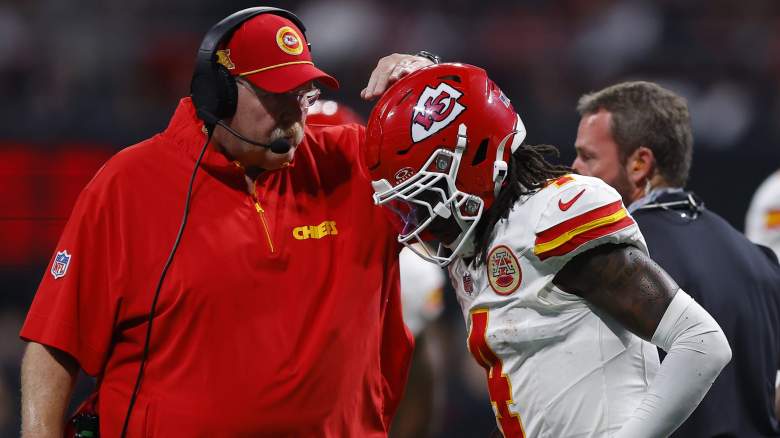 Chiefs injury update on Rashee Rice.