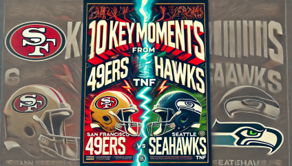 10 Key Moments from 49ers-Seahawks TNF in Week 6