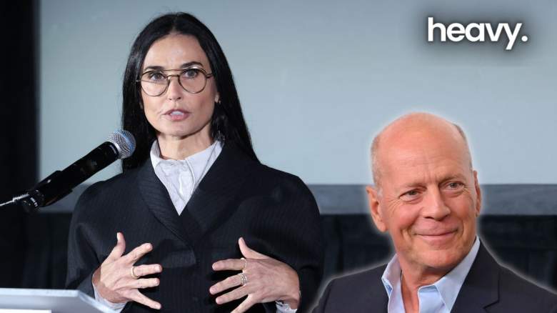 Demi Moore and Bruce Willis.