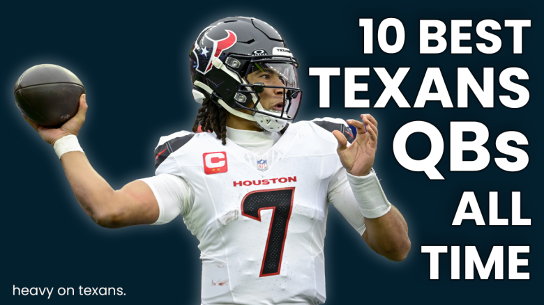 best texans qbs all time