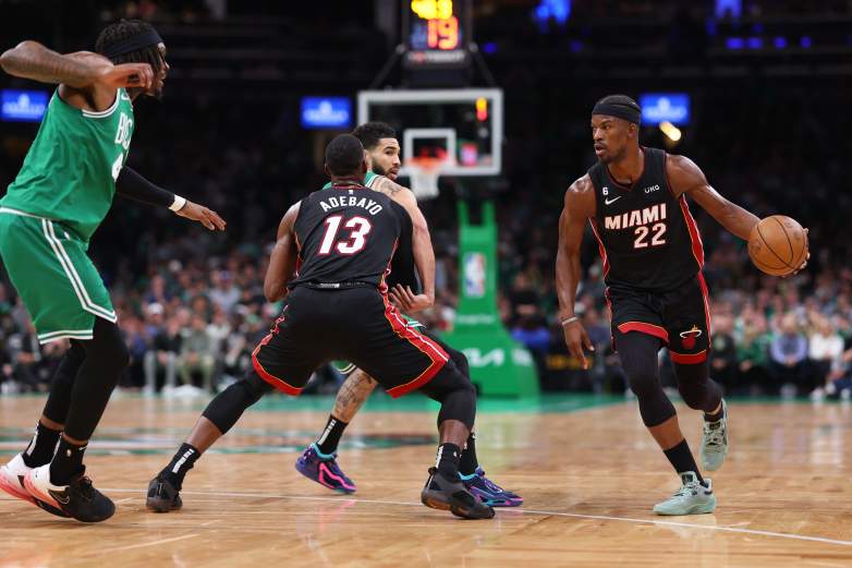 Jimmy Butler and Bam Adebayo