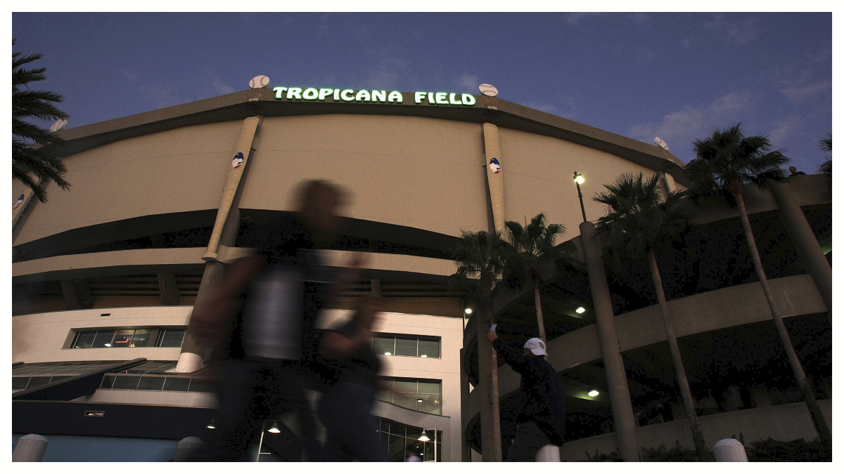 Roof Of Tropicana Field Is Ripped Off By Hurricane Milton: Video