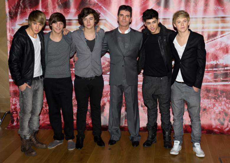 X Factor Liam Payne and Simon Cowell