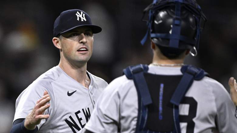 Yankees reliever Clay Holmes (left)