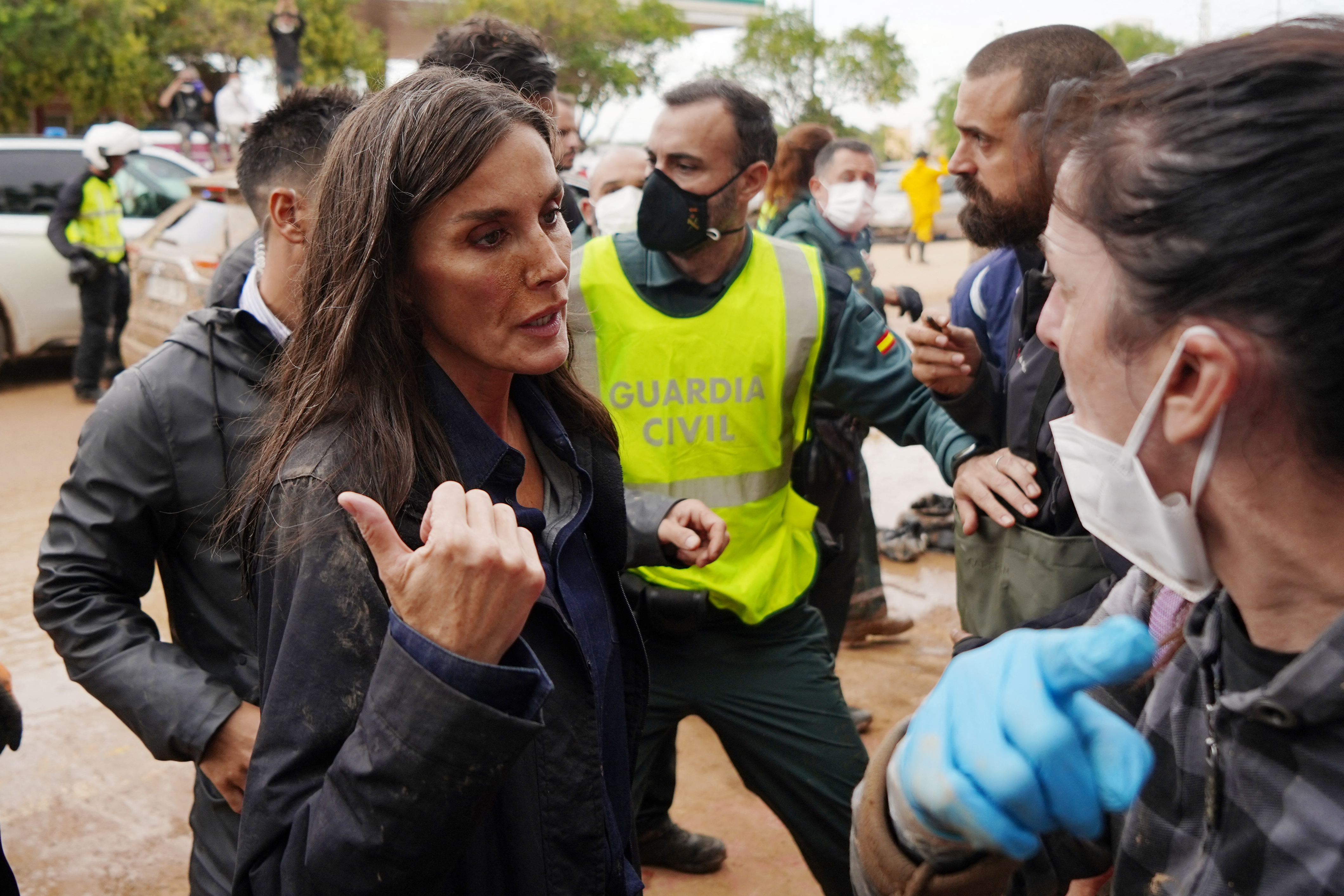 King Felipe, Queen Letizia Pelted With Mud, Objects [PHOTOS]