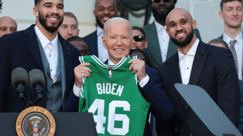 President Biden and the Boston Celtics