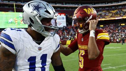 Cowboys All-Pro Micah Parsons Sends 4-Word Message to Commanders Rookie QB Jayden Daniels