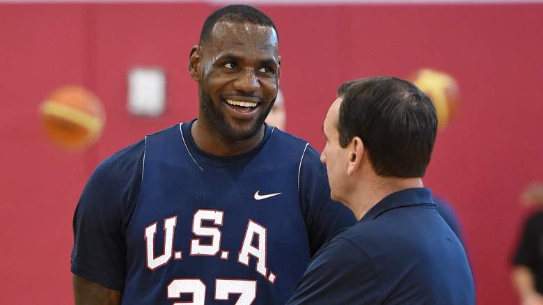 Lebron James, Mike krzyzewski