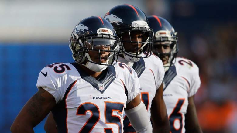 Chris Harris, Aqib Talib, Darian Stewart, Denver Broncos