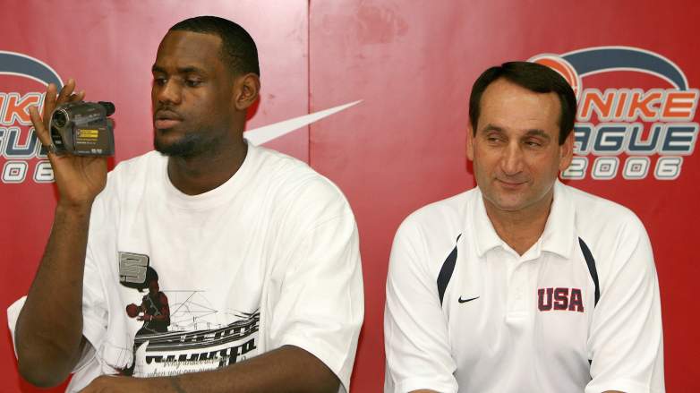 Mike Krzyzewski, LeBron James