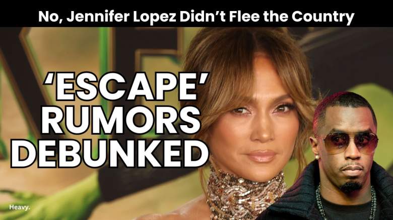 Jennifer Lopez 'Fled the Country' Over Diddy Rumors Are Debunked