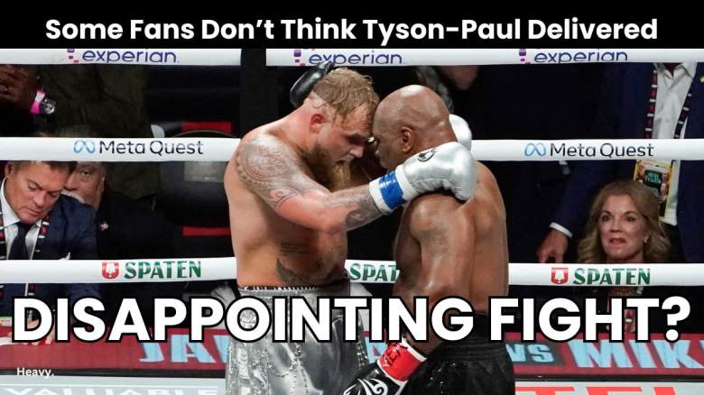 Disgusted Fans Slam 'Boring' Mike Tyson Netflix Fight Against Jake Paul