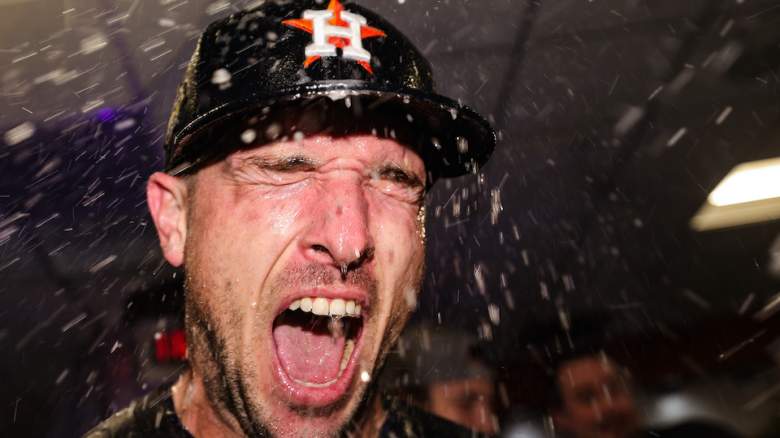 Alex Bregman gets drenched