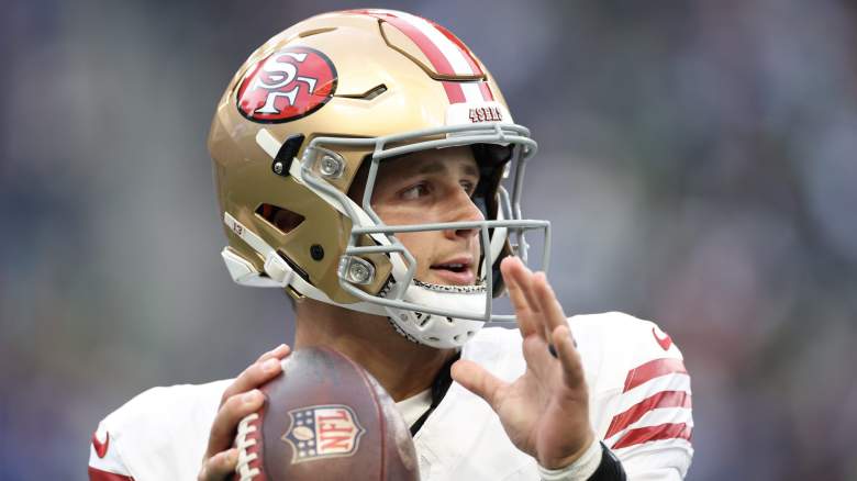 San Francisco 49ers' quarterback Brock Purdy