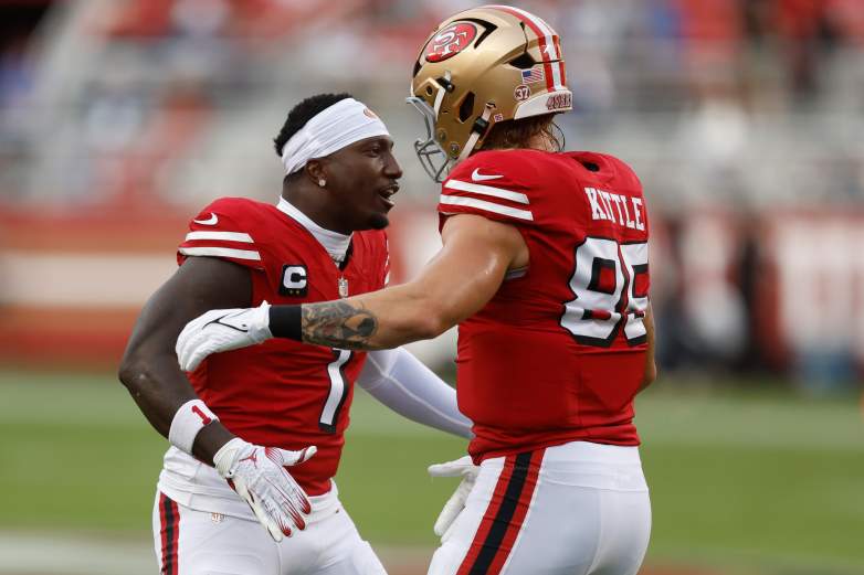 Deebo Samuel and George Kittle