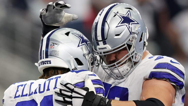 Cowboys OL Zack Martin (right)