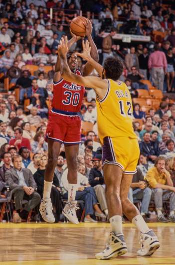 Bernard King and Vlade Divac