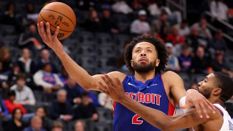 Cade Cunningham of the Detroit Pistons