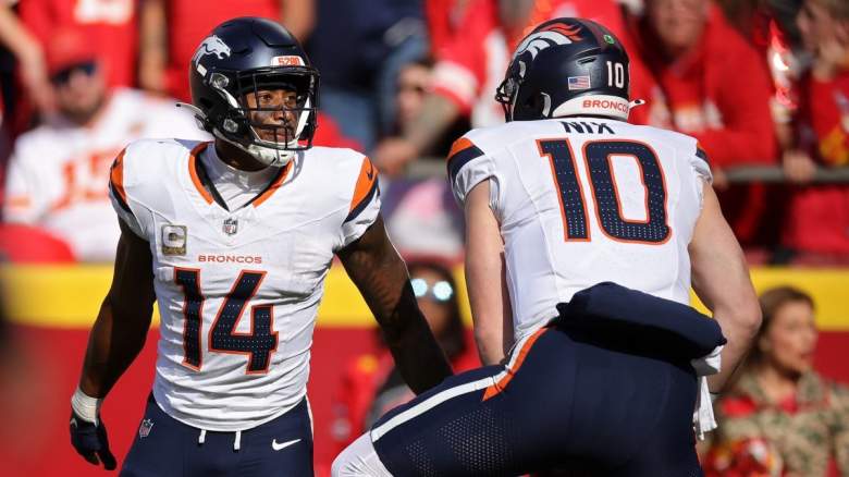 Courtland Sutton, Bo Nix, Denver Broncos