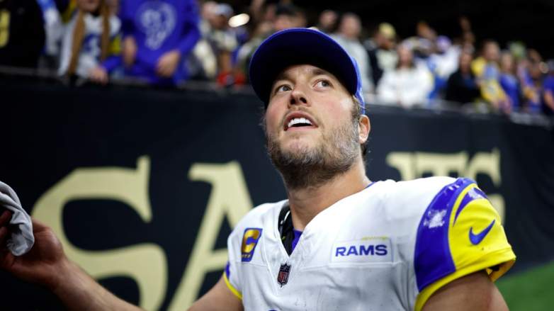 Former Detroit Lions and current Los Angeles Rams quarterback Matthew Stafford