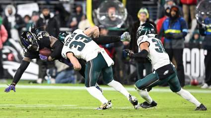 Eagles Rookie CB Goes Viral For Body Slamming 2-Time NFL Rushing Champion