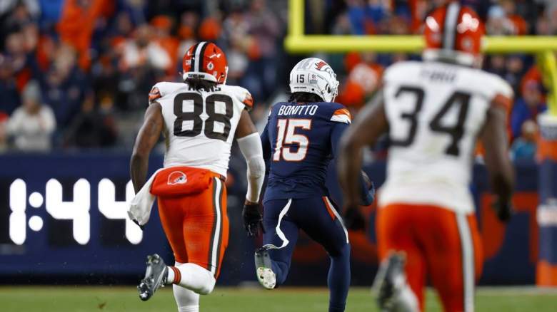 Jordan Akins, Nik Bonitto, Jerome Ford, Denver Broncos