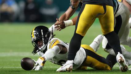 Steelers’ Russell Wilson Speaks Out on Najee Harris Fumble vs. Eagles