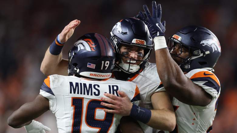 Bo Nix and Marvin Mims