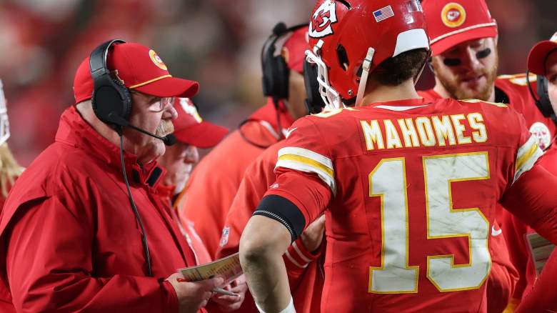 Chiefs' Andy Reid and Patrick Mahomes.