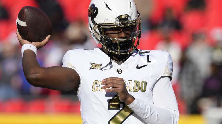 Colorado QB Shedeur Sanders.