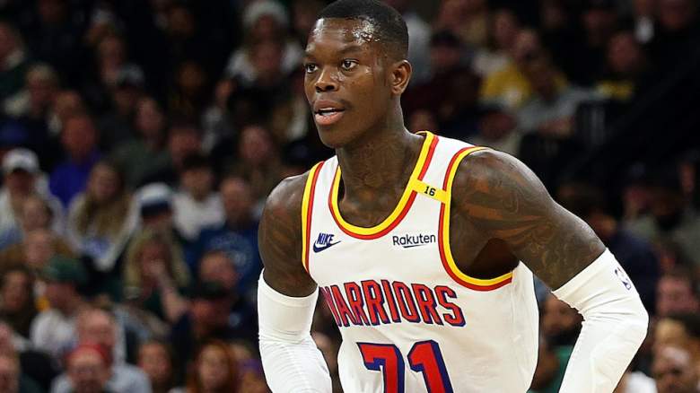 Dennis Schröder on the court.