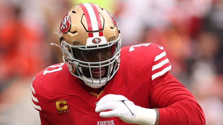 San Francisco 49ers' left tackle Trent Williams