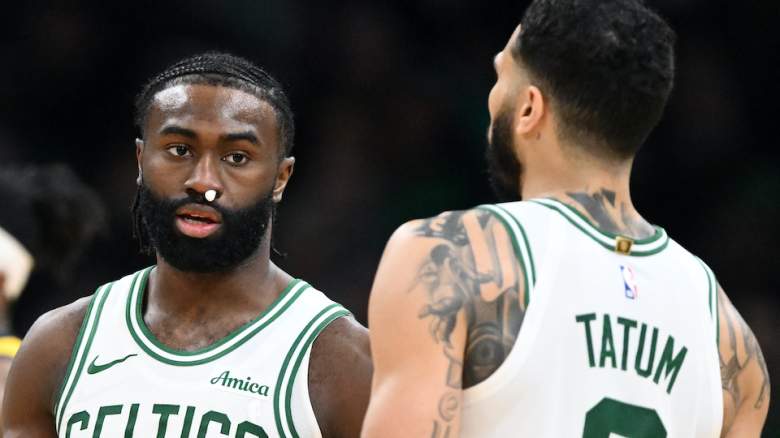 Jaylen Brown and Jayson Tatum.